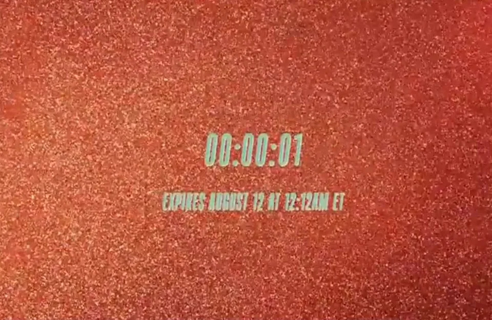<p>Taylor Swift Put Up a Countdown Clock</p>