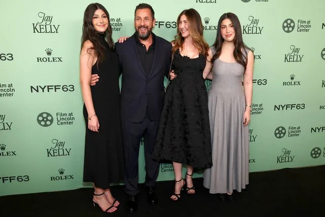 Cindy Ord/Getty  Sunny Sandler, Adam Sandler, Jackie Sandler and Sadie Sandler