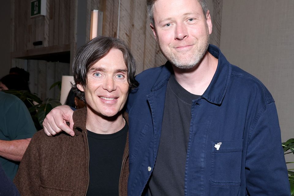 Collaborators Cillian Murphy and Max Porter at TIFF in September 2025. Photo: The Hollywood Reporter via Getty