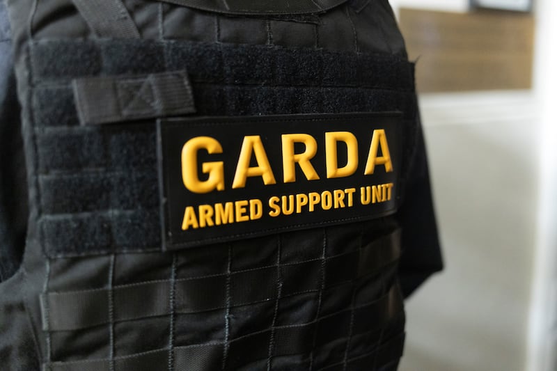 A Dublin ASU member on patrol. 'We work together, socialise together, work out together.' Photograph: Chris Maddaloni