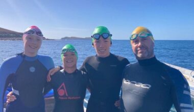 Wexford student raises over €4,000 with swim from Saltee Islands to Kilmore Quay