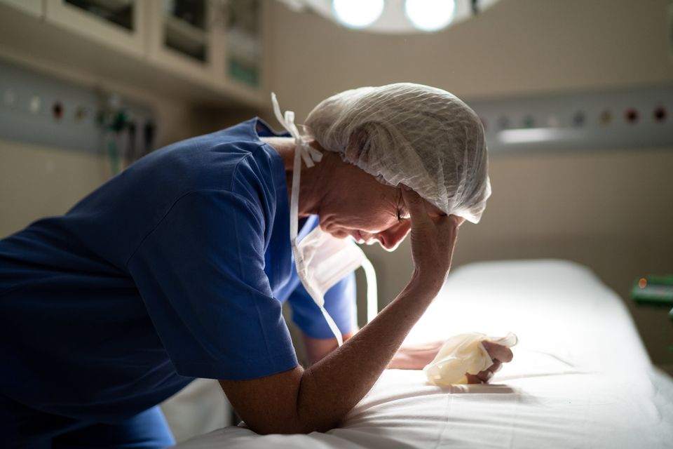 The rates of mental distress among medical workers is far higher than the prevalence among the general populations of European nations. Stock photo: Getty