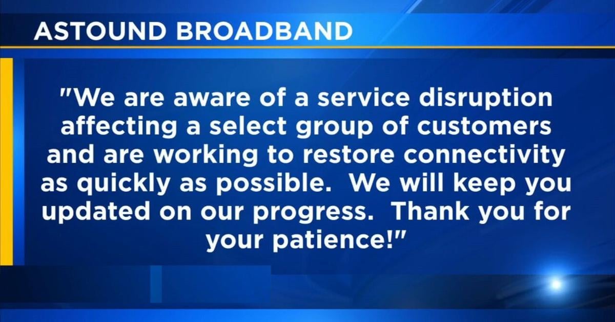 Internet outage affects Astound customers in area |