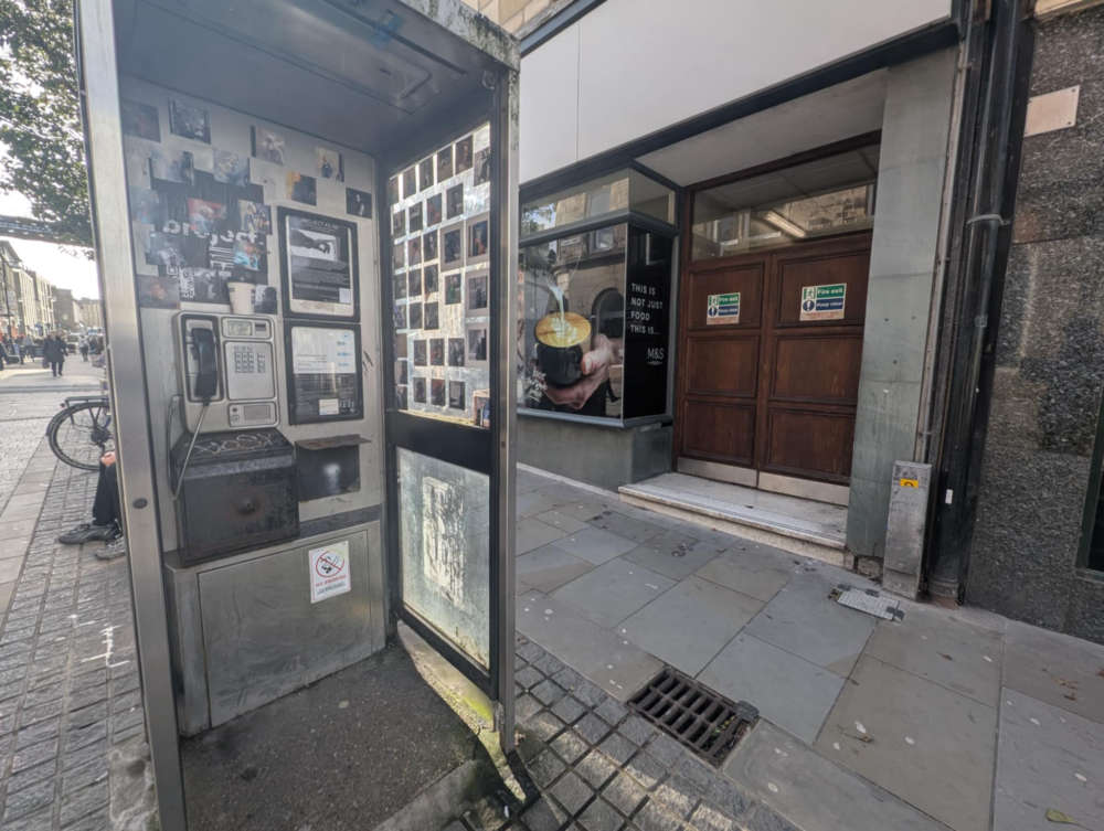 Payphone on Lancaster street stages photo exhibition as its last hurrah
