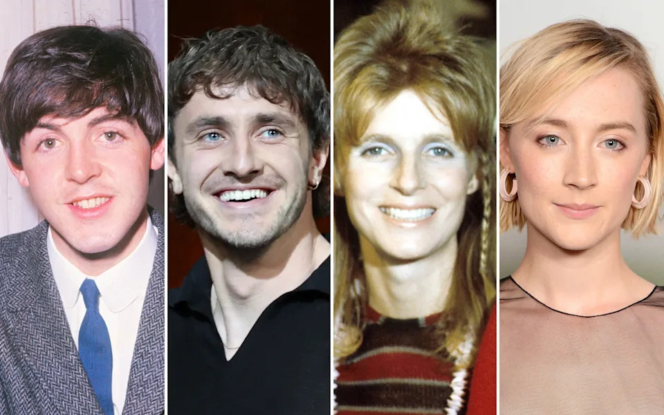 Paul McCartney, Paul Mescal, Linda McCartney and Saoirse Ronan