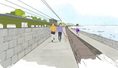 Sea views on Dublin Bay’s south side to go if planned flood walls for Dart line are built – The Irish Times