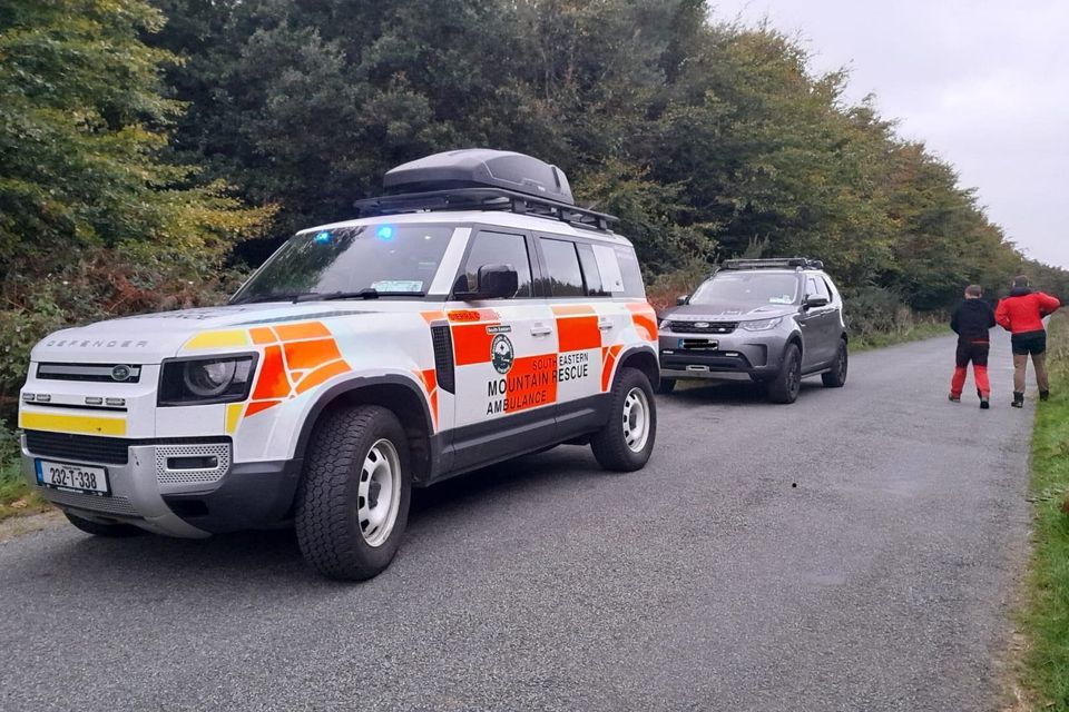 South East Mountain Rescue Association crews at Murrintown, Co Wexford, on Saturday.