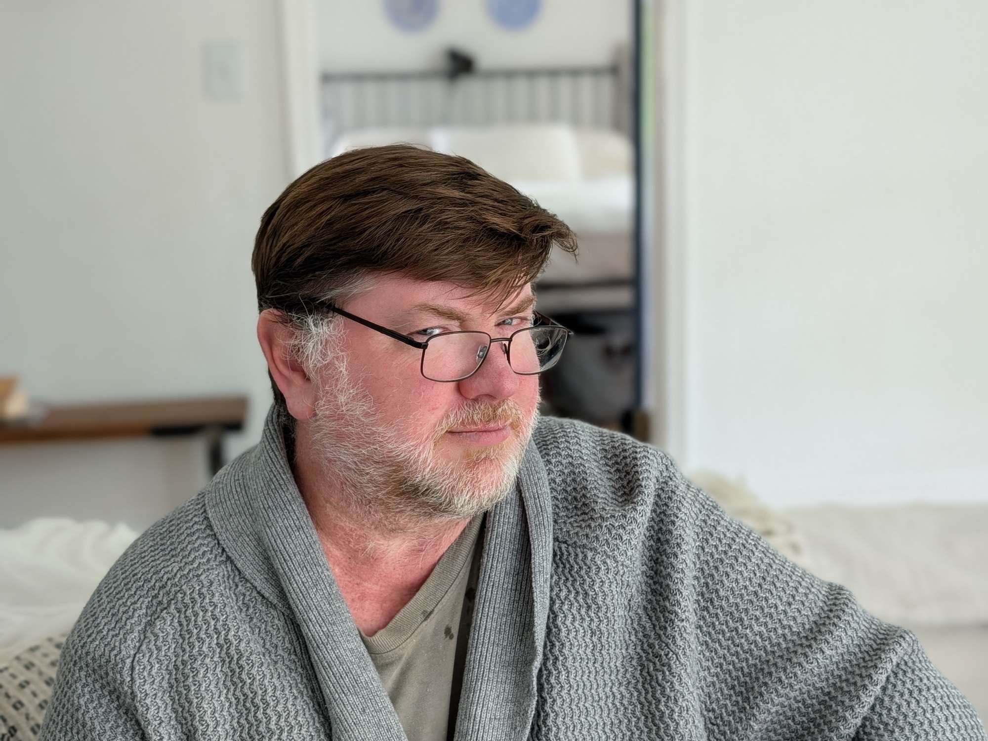 portrait with glasses by Pixel 10 Pro