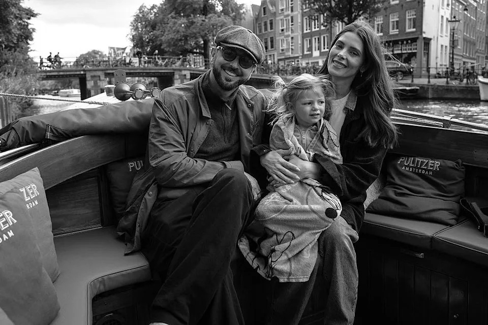 ashleygreene/Instagram Ashley Greene and Paul Khoury with their daughter Kingsley in Amsterdam