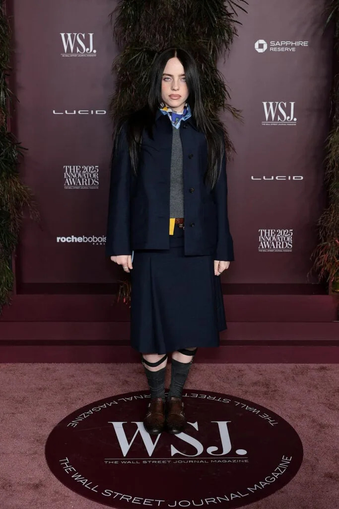 Billie Eilish Wore Miu Miu To The WSJ. Magazine 2025 Innovator Awards