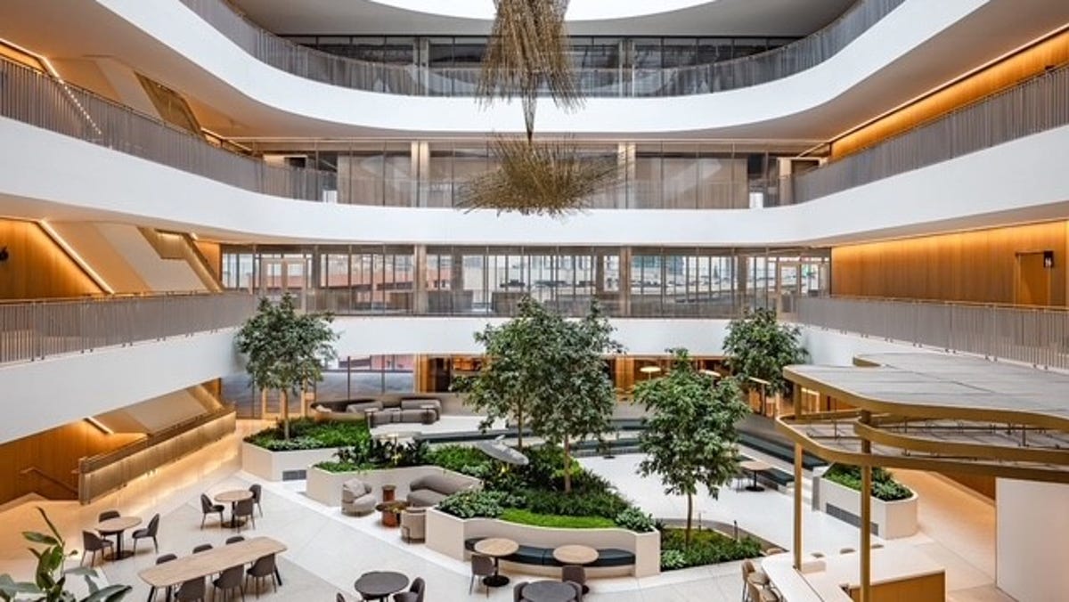 Long-lost artwork by Detroit artist hangs in GM's world headquarters