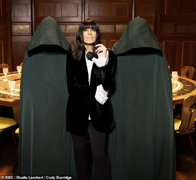 Charlotte was among the stars who joined the latest Celebrity Traitors' line-up, which will be hosted again by Claudia Winkleman (pictured)