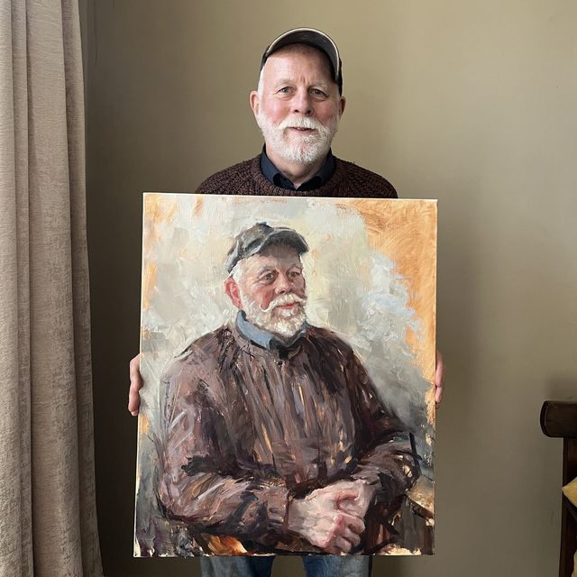 Buttevant model with portrait