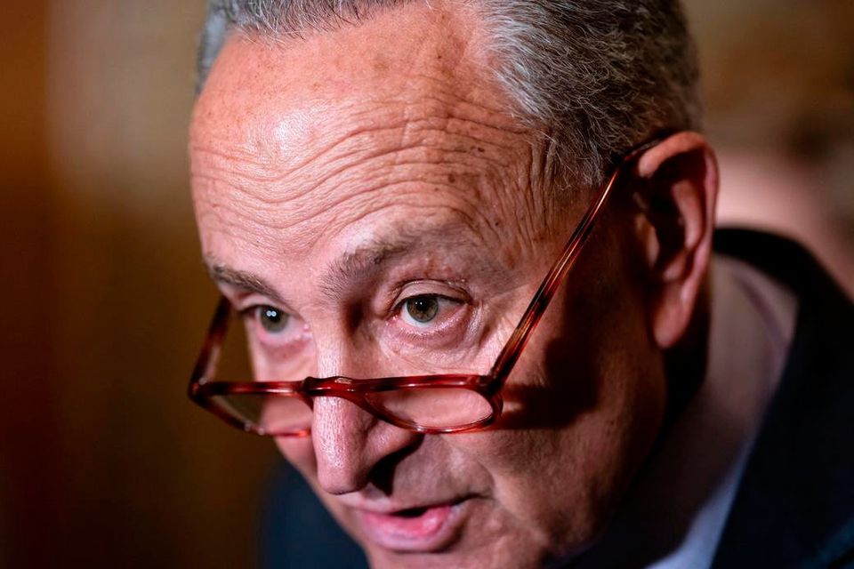 Senate minority leader Chuck Schumer described Donald Trump's behaviour as 'erratic'. Photo: AP