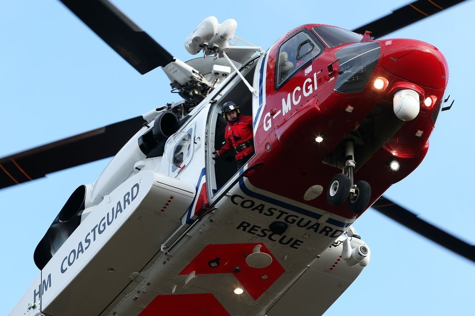 An Irish Coast Guard helicopter. Photo: Andrew Milligan/PA