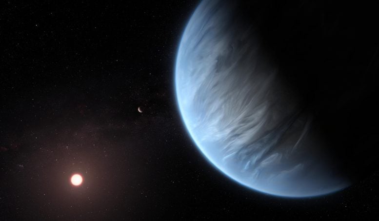 Artist Impression Planet K2-18b