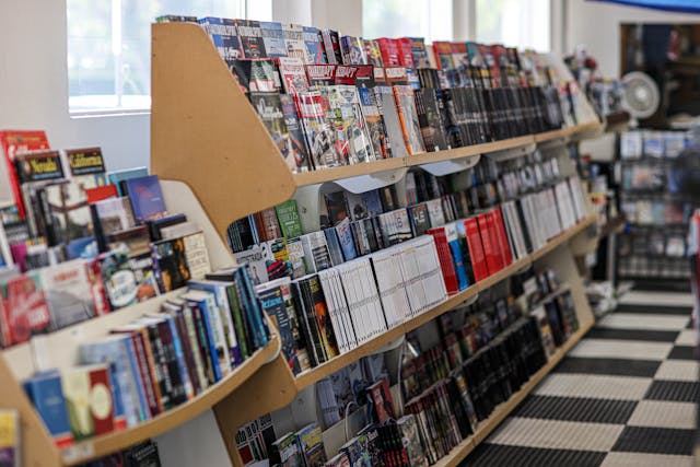 Autobooks Aerobooks store burbank california racks