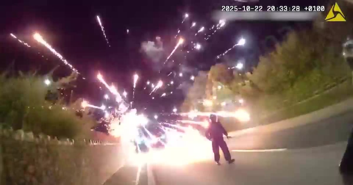 Two charged over unrest as gardaí release scene footage – The Irish Times