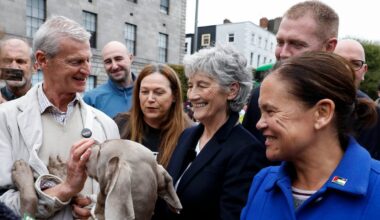 Scrums at Dublin city centre canvass as party leaders turn out for Connolly’s campaign – The Irish Times