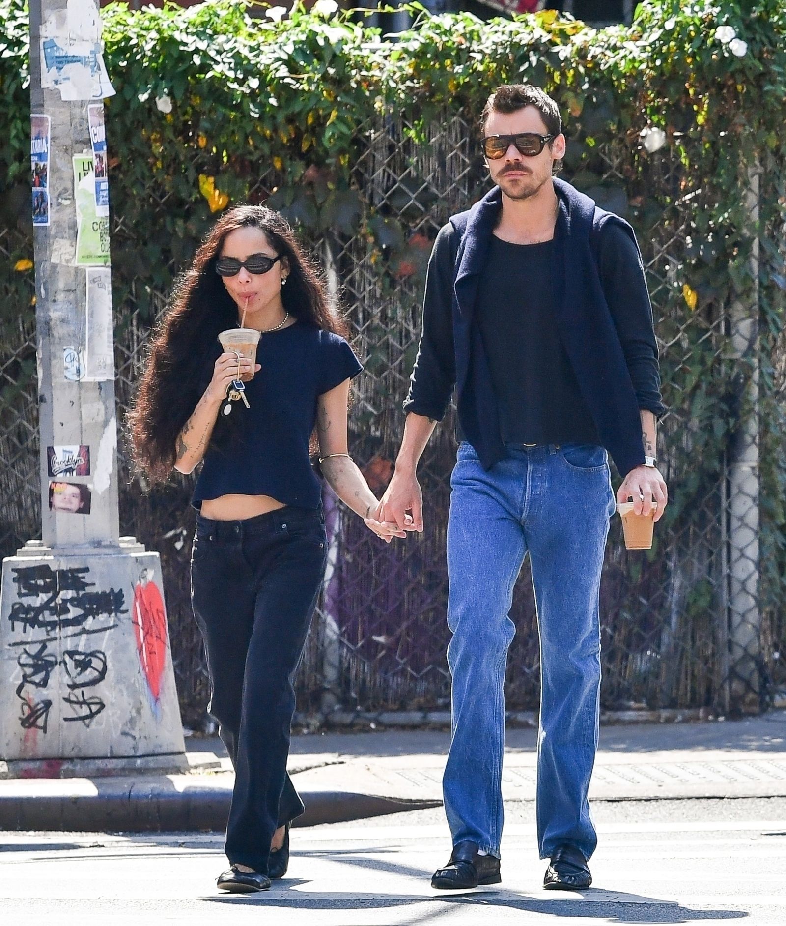 Harry Styles and Zoe Kravitz Step Out Together in New York City.