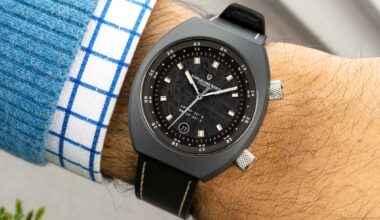The Meteorite Dial Of The Bangalore Watch Company Apogee Visitor