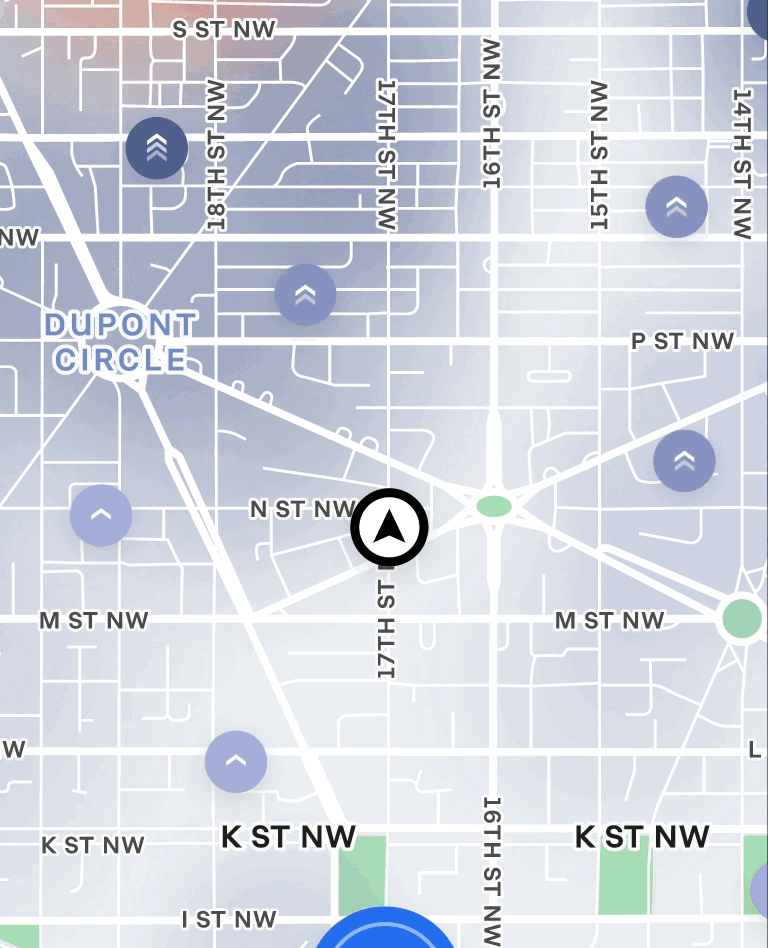 Uber’s heatmap, before and after.