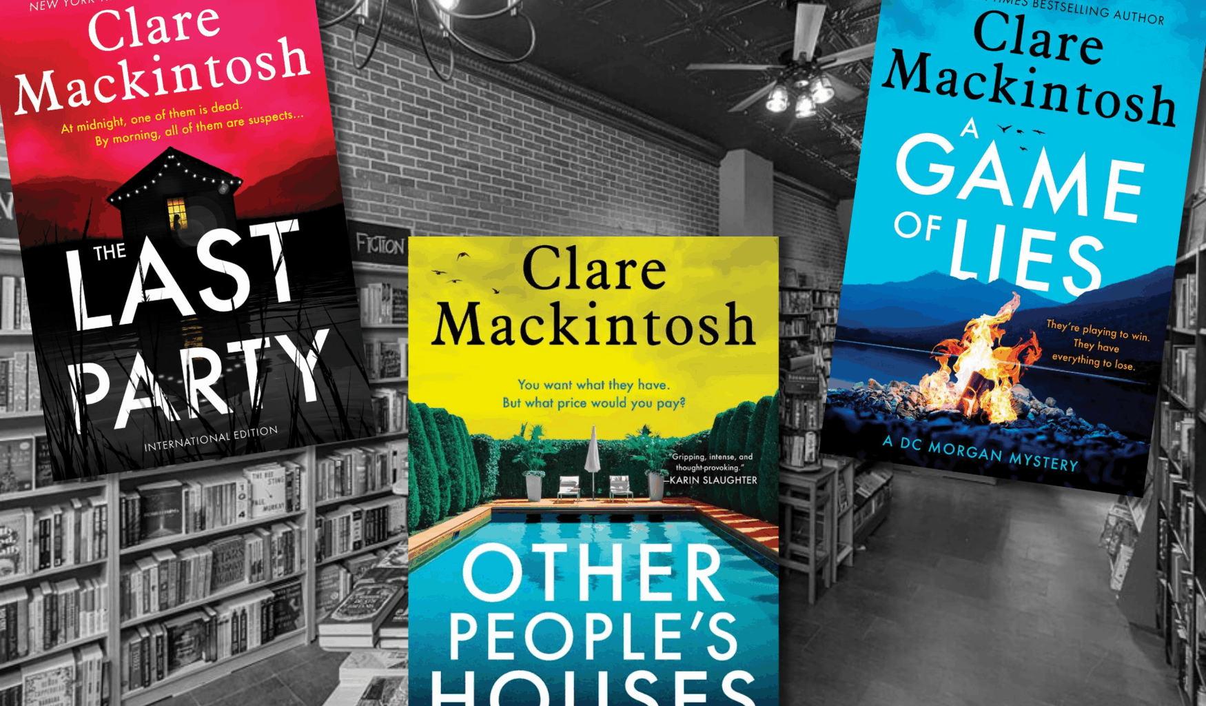 Book Review - The Last Party, Other People's Houses, and A Game of Lies.