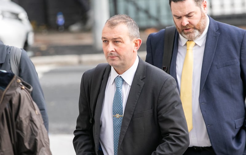 Det Sgt Michael Bourke at Criminal Courts of Justice in Dublin on Friday. Photograph: Gareth Chaney/PA Wire 