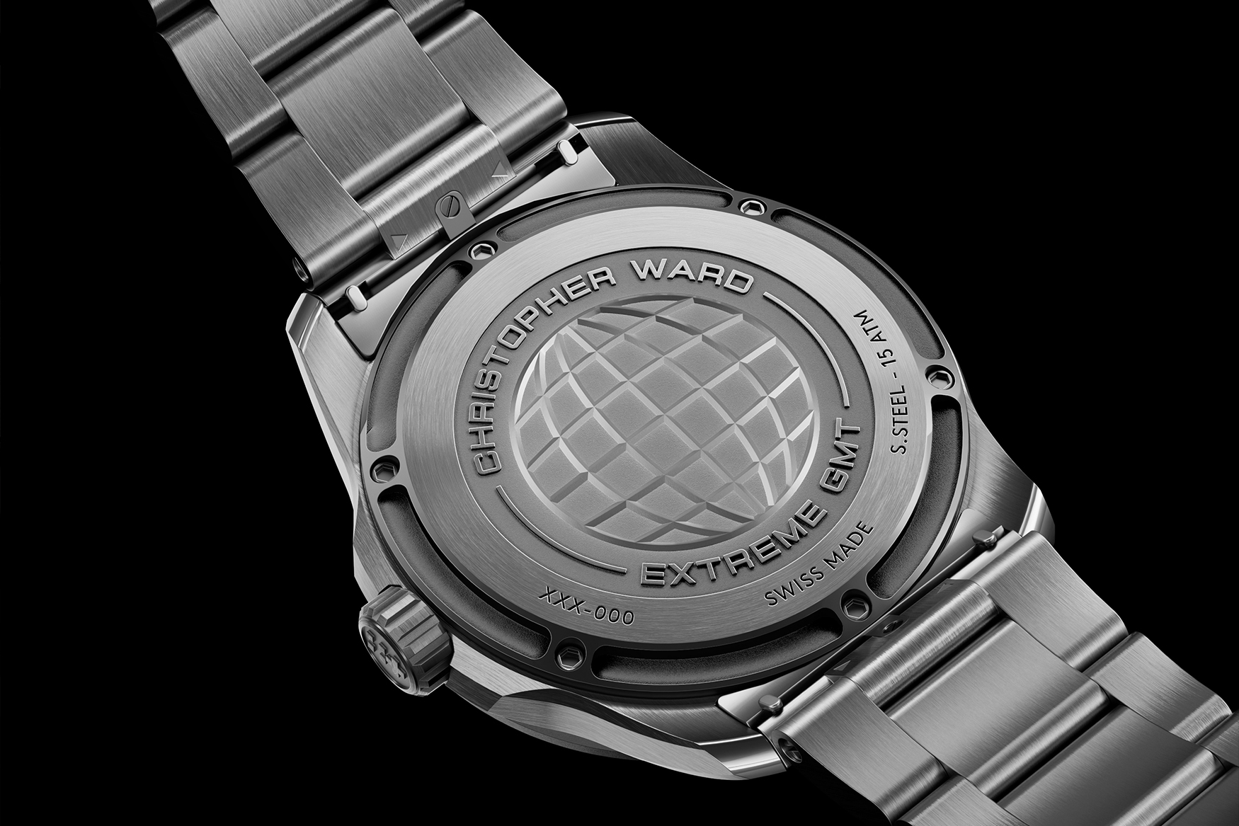 Christopher Ward C63 Sealander Extreme GMT caseback