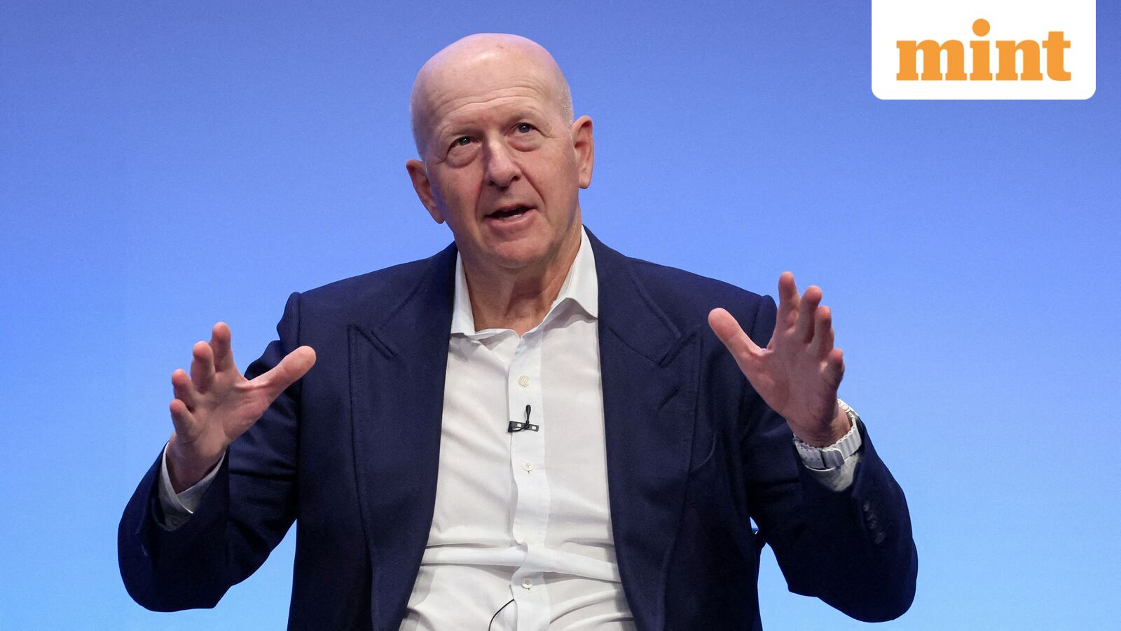 File photo of Goldman Sachs CEO David Solomon at the Goldman Sachs Headquarters in New York City. He thinks that AI fuelled markets will see correction, similar to the early 2000s dotcom bubble, in the next two years.