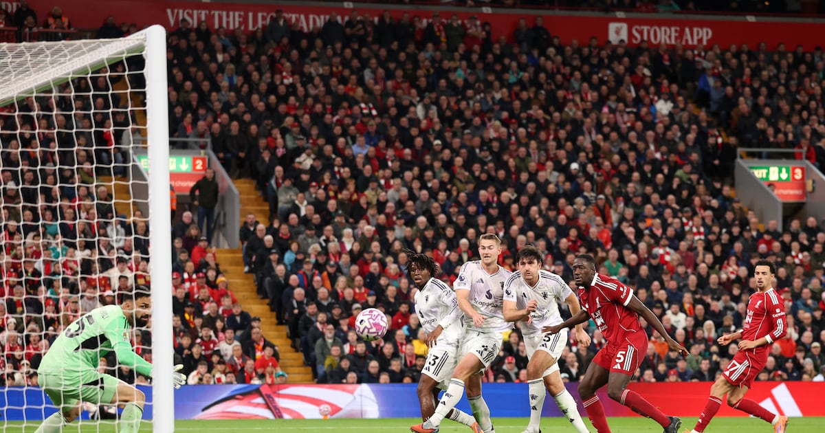 Manchester United stun Liverpool at Anfield with late header from Harry Maguire – The Irish Times