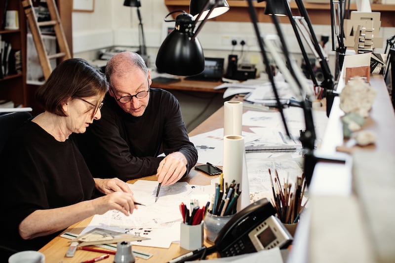 Sheila O’Donnell and John Tuomey of O’Donnell+Tuomey. Photograph: Al Higgins