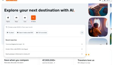 Kayak launches an 'AI Mode' for travel questions, search, and bookings