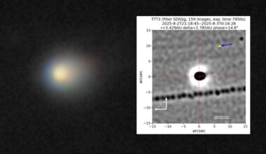 a black orb on a grainy grey background