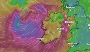 Weather warnings in force for 14 counties, including orange alert for Kerry - The Irish Times