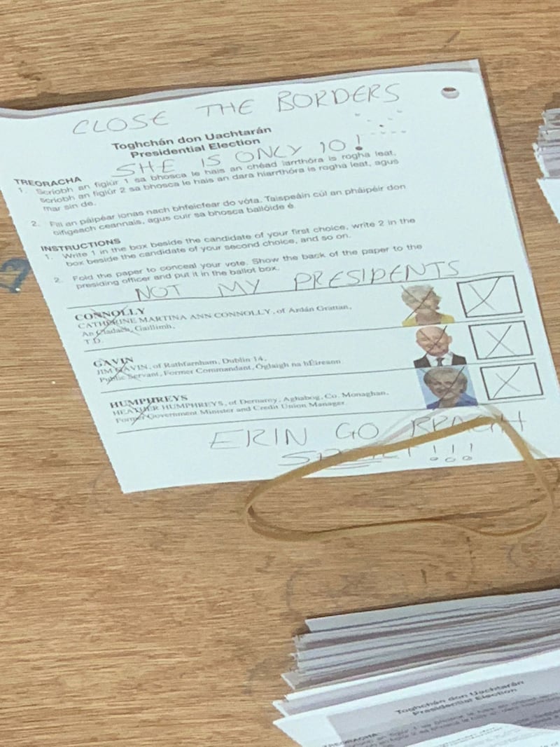 A spoiled vote in Sligo-Leitrim 