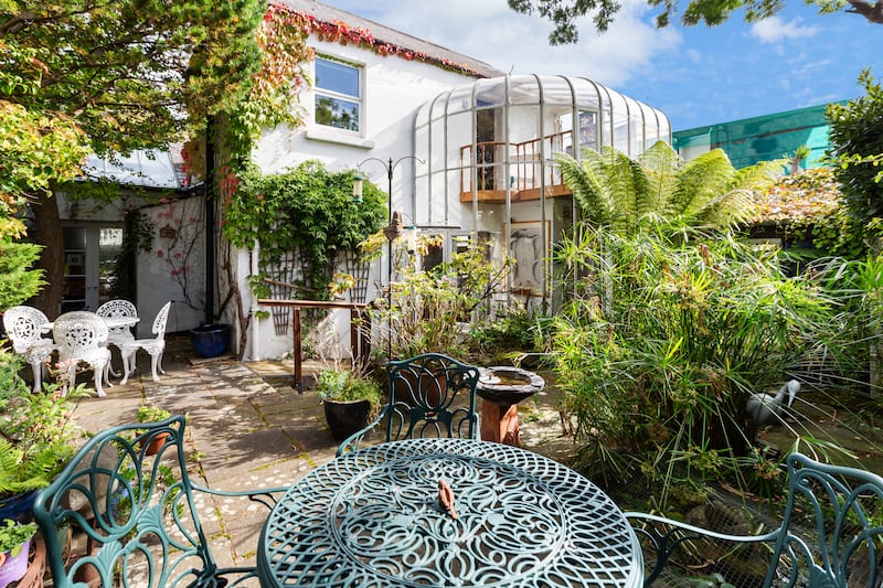Back garden and conservatory