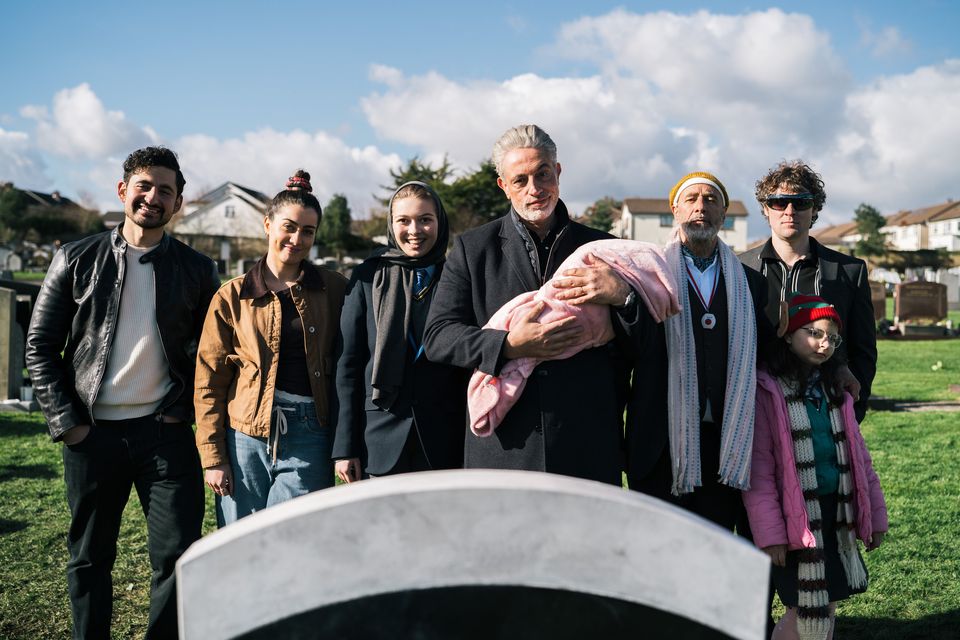 Baz Ashmawy as Sam is left holding the baby in the second season of his successful comedy ‘Faithless’. Photo: Virgin Media