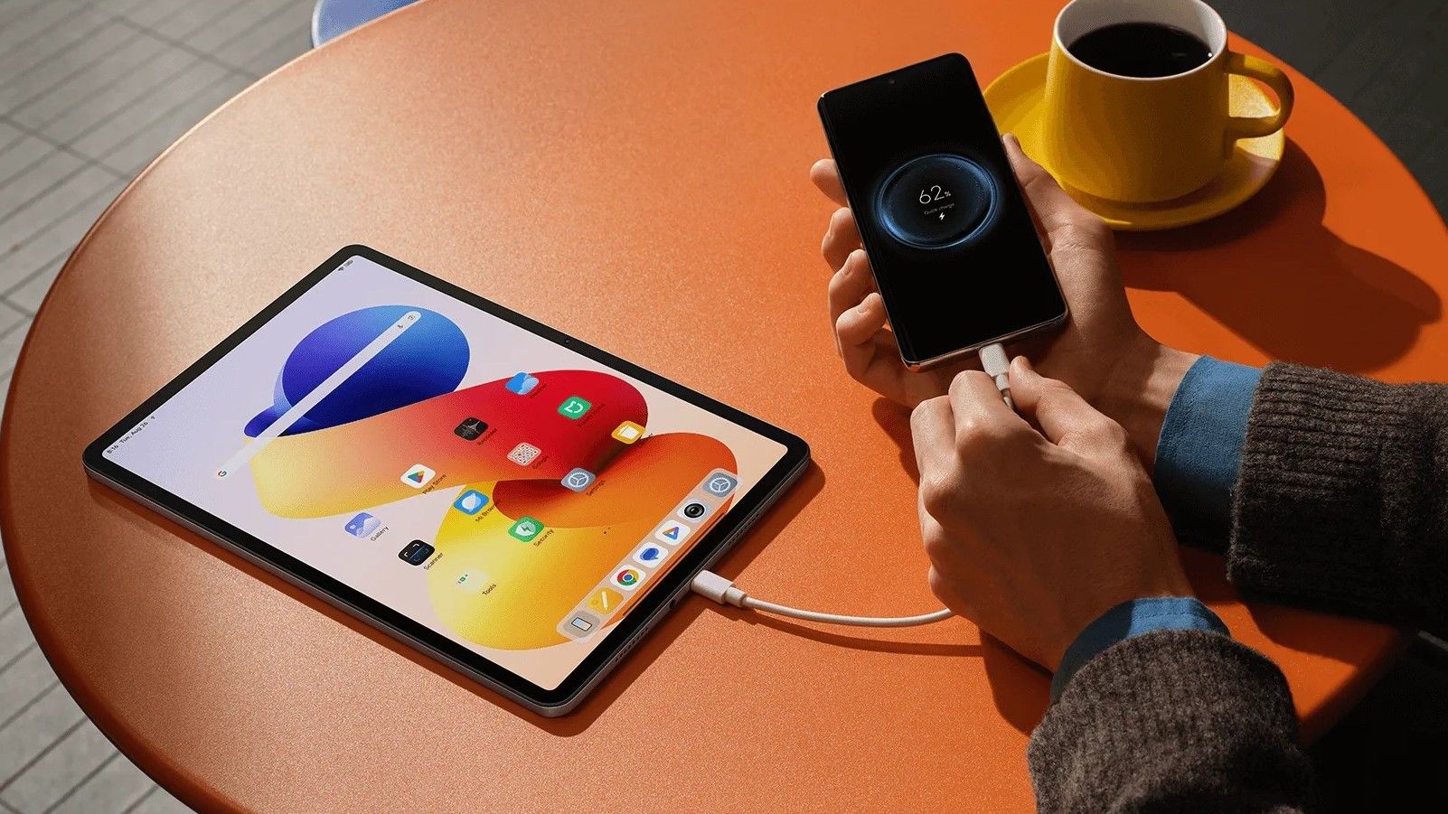 Xiaomi Redmi Pad 2 Pro charging lifestyle