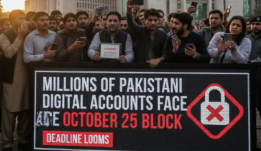 Millions of Pakistani Digital Accounts Face October 25 Block