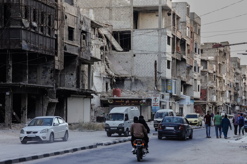 Yarmouk, Syria. Photograph: Cian Ward