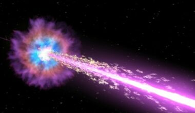 Gamma Ray Burst Illustration