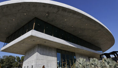 An exterior view during the LACMA First Look Reception on June 26, 2025 in Los Angeles, California.