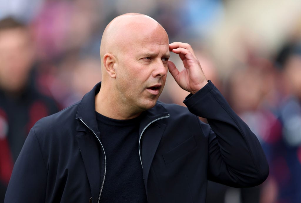 Arne Slot scratches his head after Crystal Palace loss