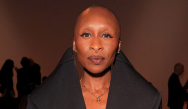 Cynthia Erivo at the Givenchy fashion show as part of Spring/Summer 2026 Paris Fashion Week on October 03, 2025 in Paris, France.