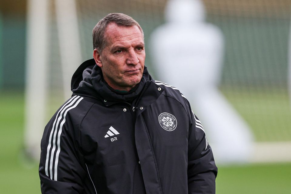 Brendan Rodgers was in his second spell as Celtic boss. Photo: Getty
