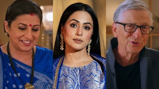 Hina Khan cheers for Kyunki Saas Bhi Kabhi Bahu Thi as it features Bill Gates.