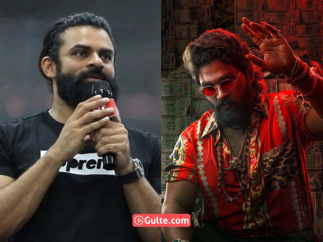 Sai Dharam Tej Hails Allu Arjun