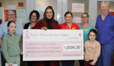 Donegal poet honours sister’s cancer care with generous donation