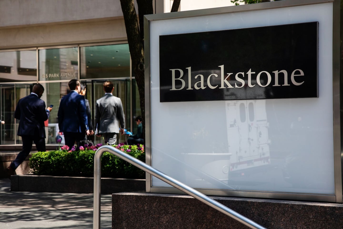 Blackstone headquarters in New York in 2023.